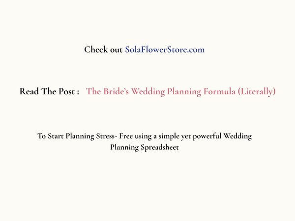 Ultimate Bridal Glow Wedding Planning Spreadsheet GOOGLE SHEETS