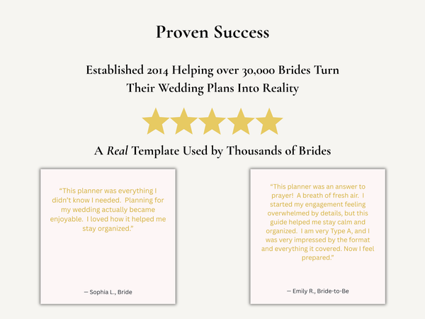 Ultimate Bridal Glow Wedding Planning Spreadsheet GOOGLE SHEETS