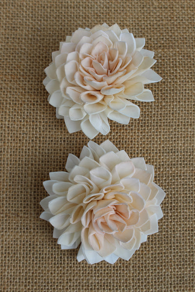 Cafe Au Lait Sola Wood Flower Dahlias