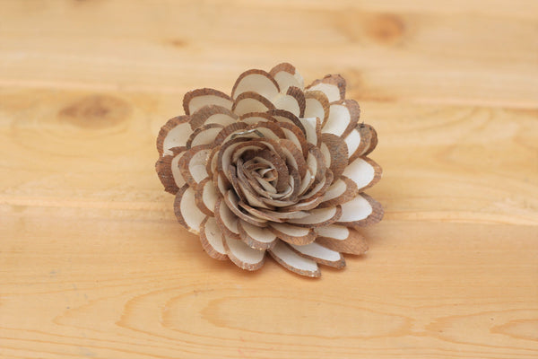 Wholesale/Bulk  Sola Wood Almond Flowers 2.5"