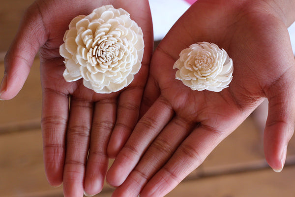 Sola Wood Flower Samples in Your Color Choice, Bouquet sample flowers