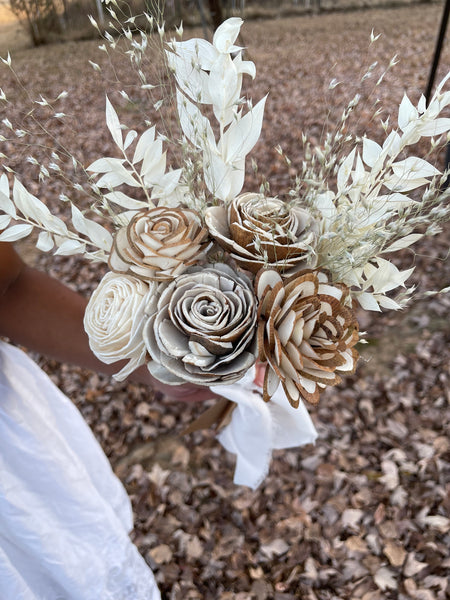 Wood Flowers, Sola wood flowers, 5th anniversary gift, Eco flowers, Sola bouquet, Gift Bouquet, Rustic flowers