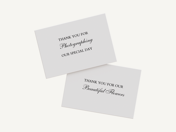 Wedding Day Thank You Cards