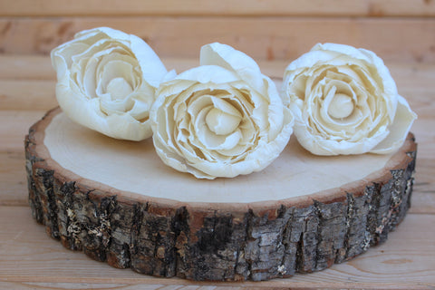 3" Sola Wood Peonies