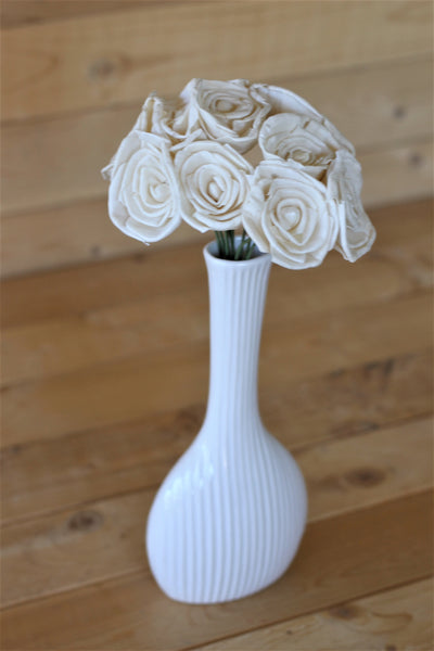 2"  Stemmed Classic Roses ( Set of 12 )