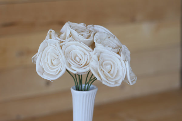 2"  Stemmed Classic Roses ( Set of 12 )