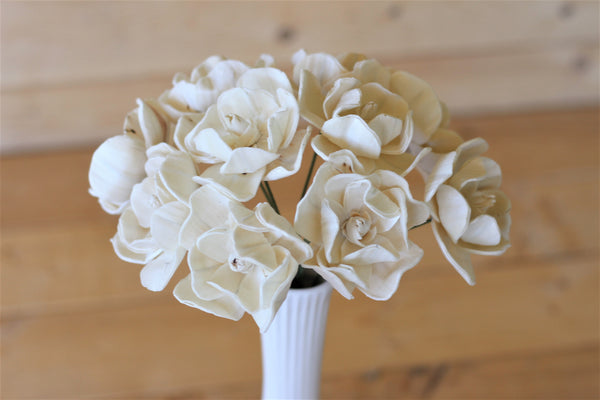 2.5" Stemmed Magnolias ( Set of 12 )