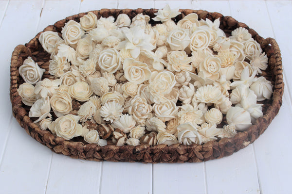 mini sola wood flower assortment