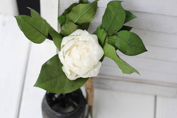 Ivory peony bouquet, Rustic Wedding, Country Wedding, Wedding Flowers, Bridal Bouquet, Wedding Bouquet, sola bouquet, sola flowers