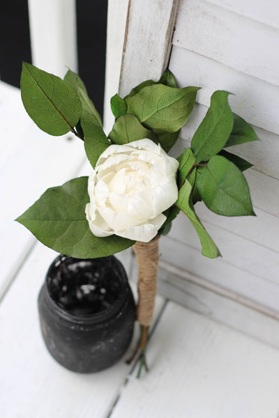 Ivory peony bouquet, Rustic Wedding, Country Wedding, Wedding Flowers, Bridal Bouquet, Wedding Bouquet, sola bouquet, sola flowers