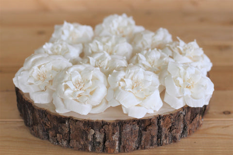Sola Wood French Roses 2.5" - Pack of 6