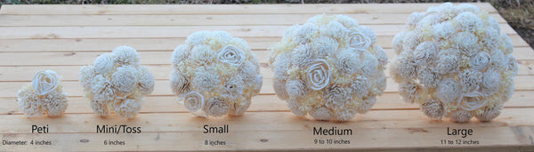 Succulent Sola Flower Budget Bouquet