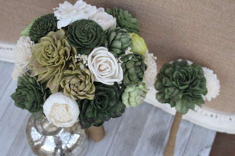 Succulent Sola Flower Budget Bouquet