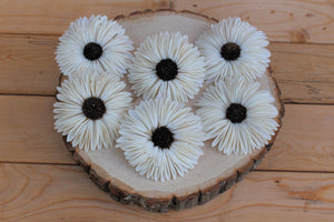 3.5" Sola Wood Sunflower Flowers