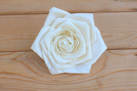 Large  4" Sola Wood Tea Roses
