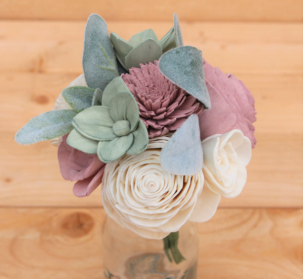 Succulent Sola Flower Centerpiece Arrangement