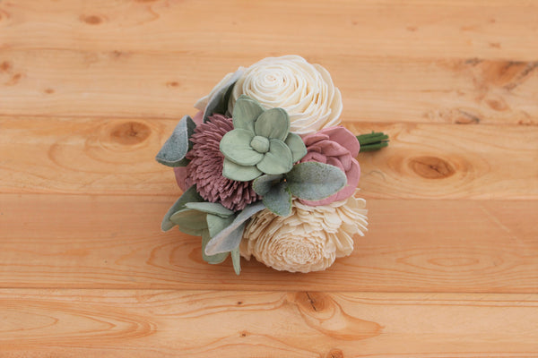 Succulent Sola Flower Centerpiece Arrangement