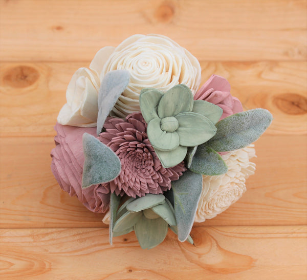Succulent Sola Flower Centerpiece Arrangement