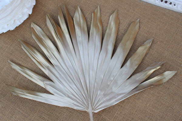 Gold Sand Sun Palm Leaf/ Home Decor/ Cake Topper