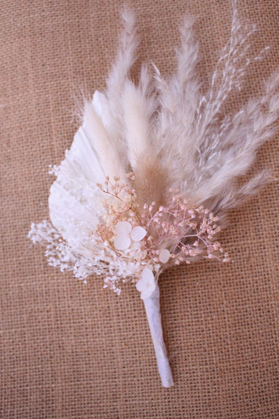 Peaches and Cream Cake Topper/ Dried Flowers/Home Decor/ Cake Decor