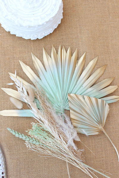 Pistacchio Mint Cake Topper/ Dried Flowers Bouquet/Home Decor/ Cake Decor