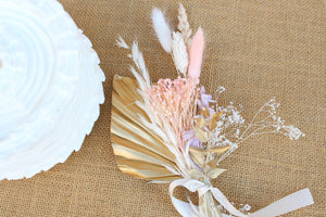 Honey Butter Cake Topper/ Dried Flowers Bouquet/Home Decor/ Cake Decor