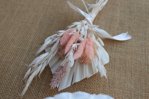 Misty Pink Cake Topper/ Dried Flowers Bouquet/Home Decor/ Cake Decor