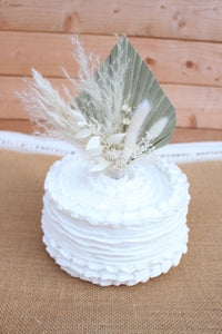 Creamy Mint Cake Topper/ Dried Flowers/Home Decor/ Cake Decor