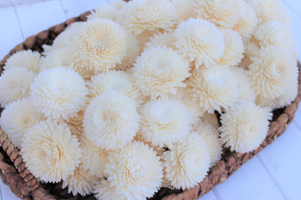 Sola Wood Chrysanthemum 2.5"