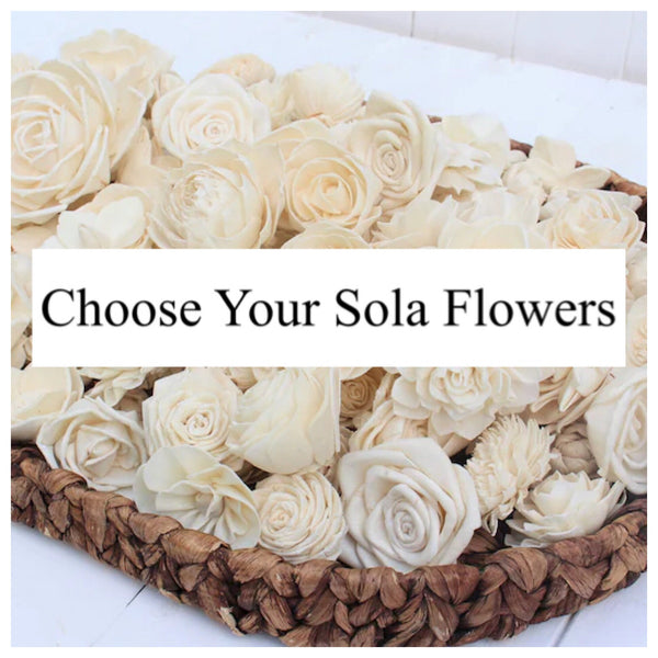 Choose Your Sola Flower Assortment and Colors/ DIY Bouquet/ DIY centerpiece and cake flowers