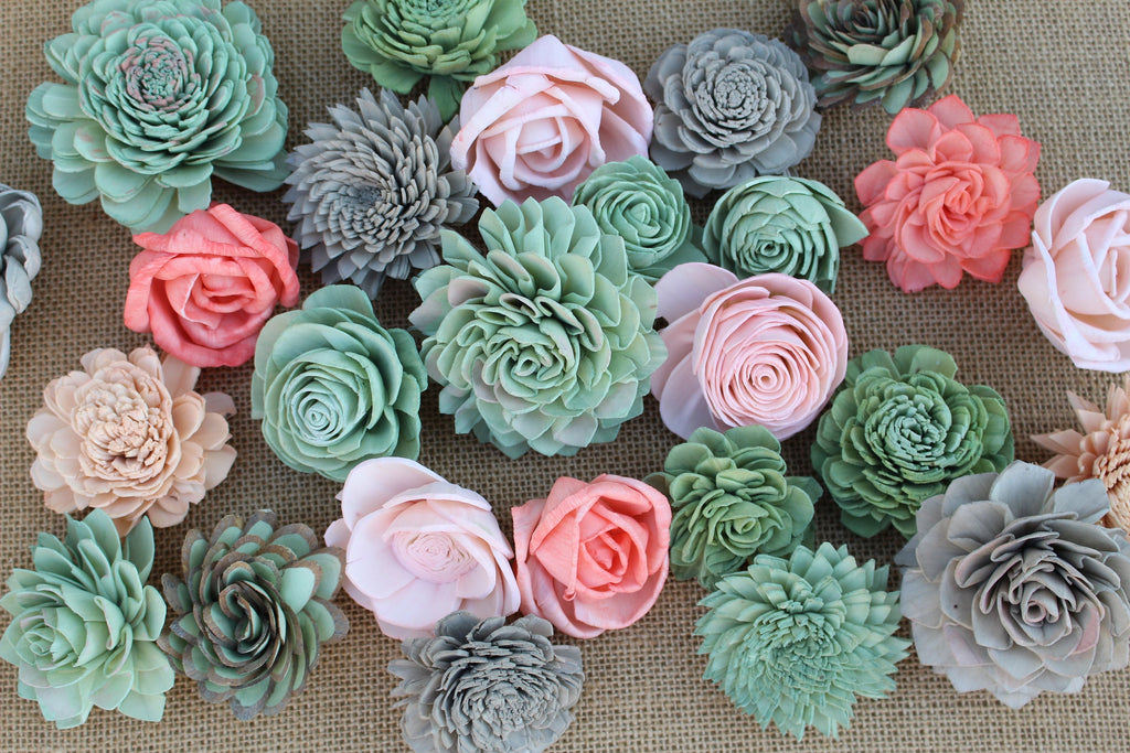 sola wood succulents Mixed Assorted Sola Wood Succlents, Sola Flowers, sola bouquet, wood b – The Sola Flower Store