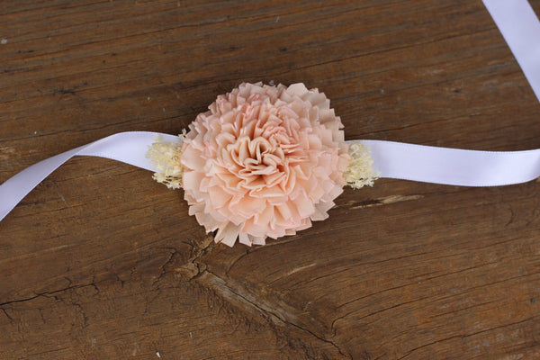 Blush Pink Wrist Corsage